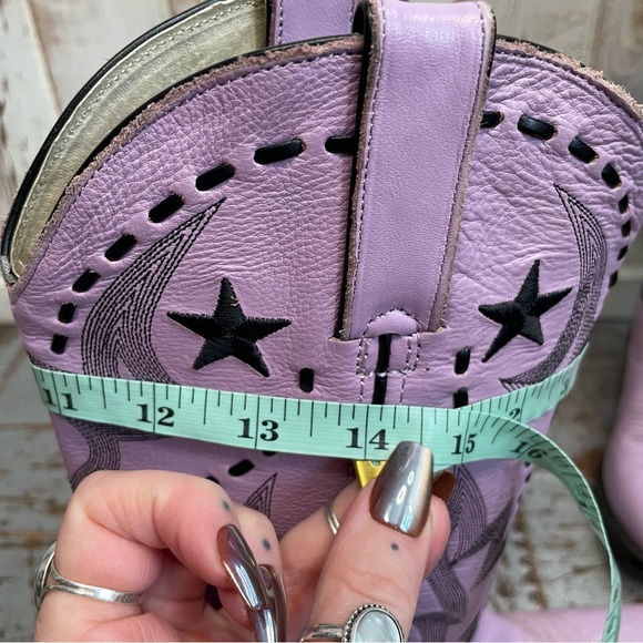 Durango Lilac Star Vintage Western Cowboy Boots - Picture 11 of 16